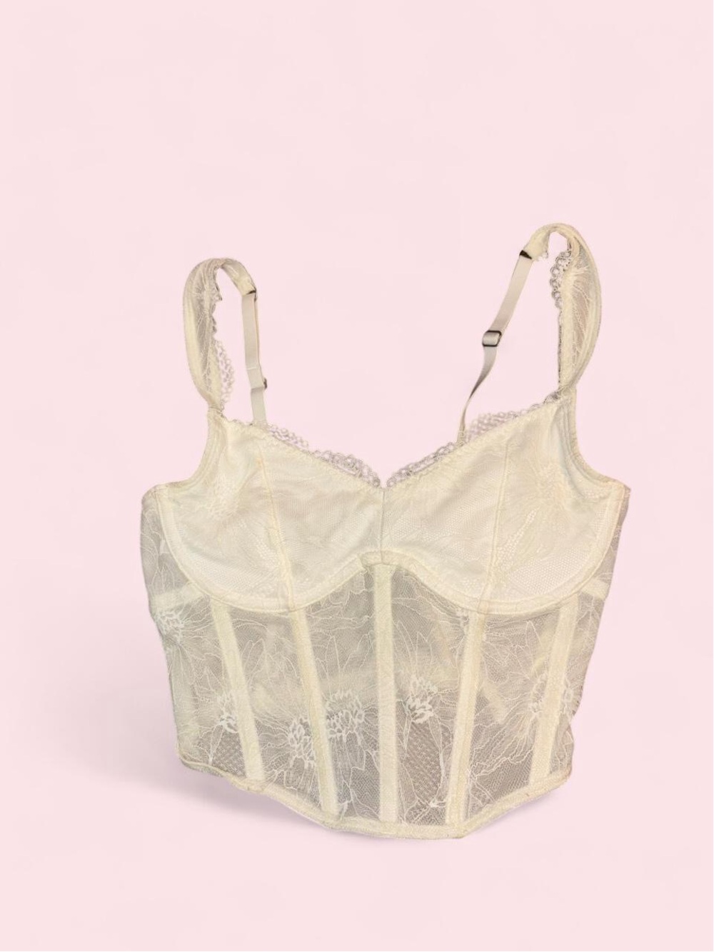 Lace Longline Bralette corset